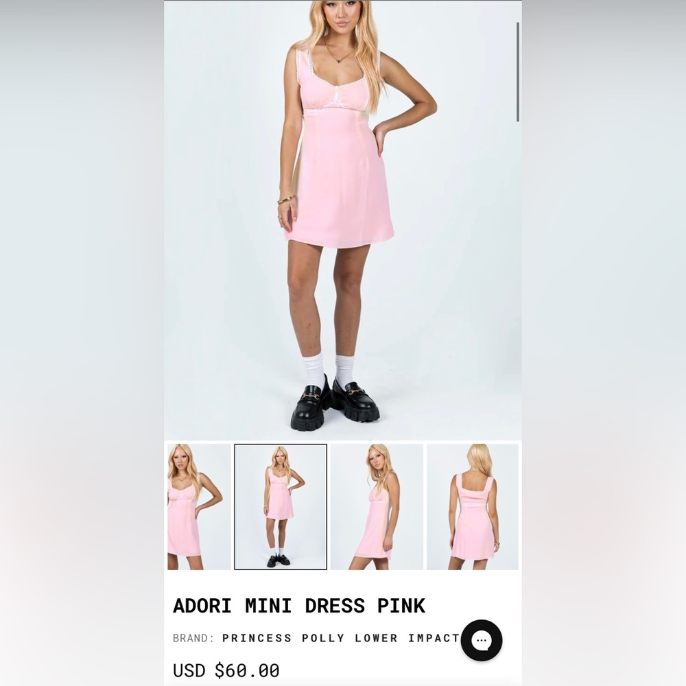 Princess Polly Adori Mini Dress Pink